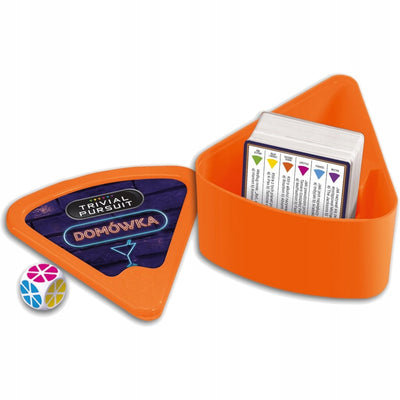 TRIVIAL PURSUIT DOMÓWKA GRA IMPREZOWA KA - widok 2 opakowania szczegoly zabawka kolekcja