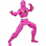POWER RANGERS MIGHTY MORPHIN NINJA RÓŻOW - widok 3 opakowania szczegoly zabawka kolekcja