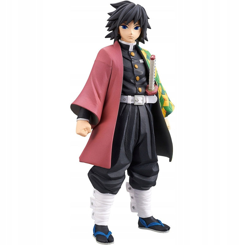DEMON SLAYER BANPRESTO  GIYU TOMIOKA 15c - widok 3 opakowania szczegoly zabawka kolekcja