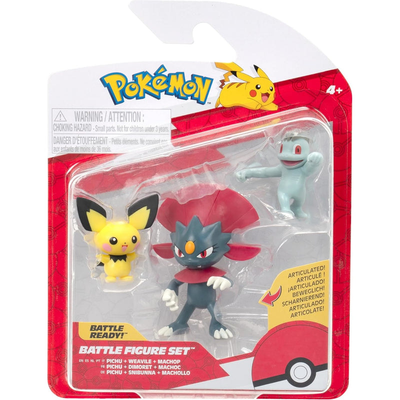 Zabawka POKEMON BATTLE FIGURE SET 3-PAK ZESTAW FIGUREK PIC - kolekcjonerska Jazwares premium dla dzieci fanow