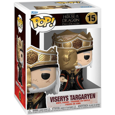 Figurka Funko POP GAME OF THRONES HOUSE OF THE DRAGON  VISERYS TARGA - kolekcjonerska premium SEO optimized fi