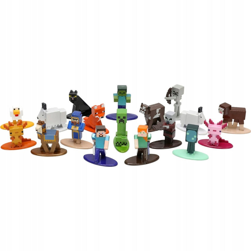 MINECRAFT CAVES & CLIFFS ZESTAW 18 FIGUR - widok 3 opakowania szczegoly zabawka kolekcja