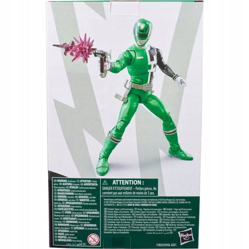 POWER RANGERS S.P.D. GREEN ZIELONY RANGE - widok 8 opakowania szczegoly zabawka kolekcja