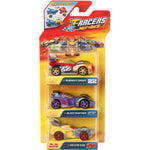 T-RACERS 2.0 MIX 'N RACE 3-PAK BURNOUT S - widok 2 opakowania szczegoly zabawka kolekcja