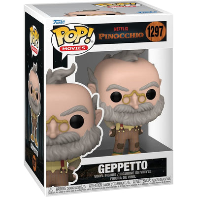 Figurka Funko POP MOVIES NETFLIX PINOCCHIO   GEPPETTO 1297 - kolekcjonerska premium dla fanow kolekcjonerow