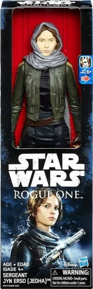STAR WARS GWIEZDNE WOJNY  JYN ERSO 30cm - widok 2 opakowania szczegoly zabawka kolekcja