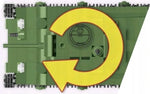 COBI WORLD OF TANKS CZOŁG M4 SHERMAN 306 - widok 7 opakowania szczegoly zabawka kolekcja