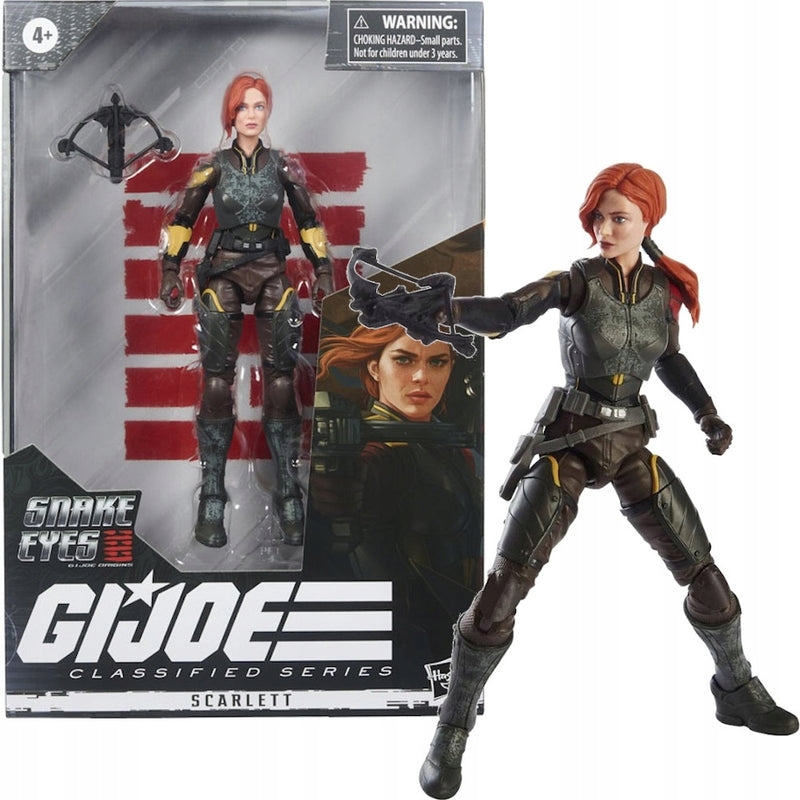 Zabawka G.I. JOE SNAKE EYES RUCHOMA  SCARLETT - kolekcjonerska premium zabawki Aseo dla dzieci