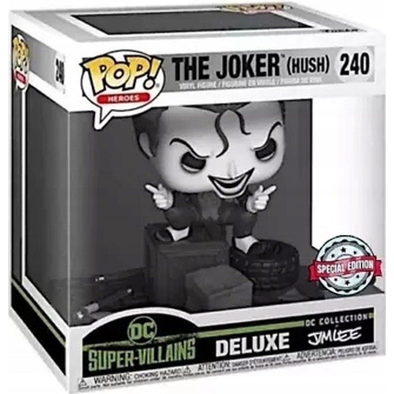 Figurka Funko POP Deluxe Joker Hush - DC Super-Villains - kolekcjonerska Special Edition purple Gotham villain