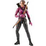 MARVEL LEGENDS RUCHOMA  KATE BISHOP 17cm - widok 4 opakowania szczegoly zabawka kolekcja