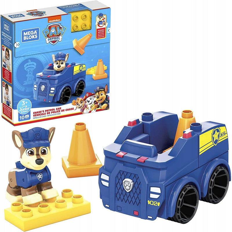Zabawka MEGA BLOKS PSI PATROL RADIOWÓZ PATROLOWY CHASE'A - kolekcjonerska premium zabawki Aseo dla dzieci
