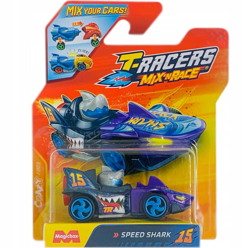 Zabawka T-RACERS 2.0 MIX 'N RACE MAGIC BOX CRAZY 003 SAMOC - kolekcjonerska premium zabawki Aseo dla dzieci