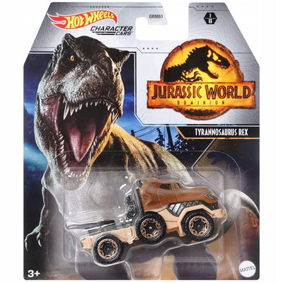 Zabawka HOT WHEELS JURASSIC WORLD DOMINION CHARACTER CARS  - kolekcjonerska premium zabawki Aseo dla dzieci