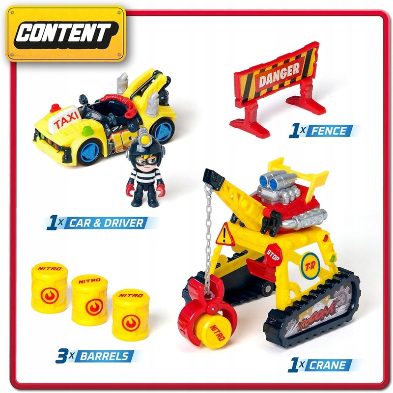 T-RACERS TURBO TUNING TEAMS TURBO CRANE  - widok 4 opakowania szczegoly zabawka kolekcja