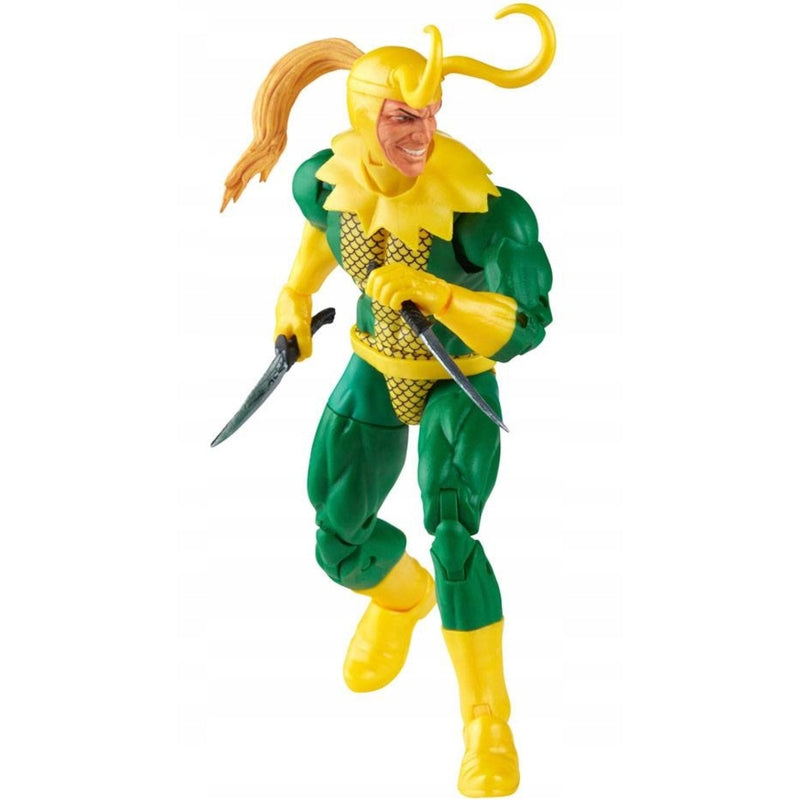 MARVEL LEGENDS COMICS RUCHOMA  LOKI 17cm - widok 5 opakowania szczegoly zabawka kolekcja