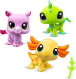 LITTLEST PET SHOP LPS SERIA 1 PET TRIO Z - widok 3 TM Toys opakowanie szczegoly collectible