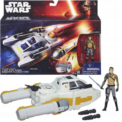 Zabawka STAR WARS Y-WING SCOUT BOMBER  KANAN JARRUS - kolekcjonerska premium zabawki Aseo dla dzieci