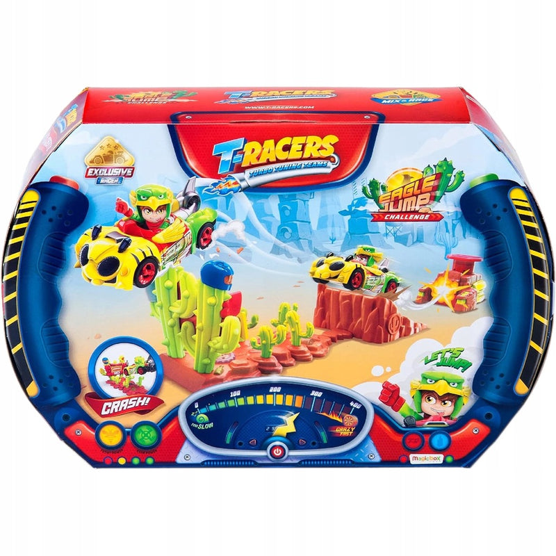 T-RACERS TURBO TUNING TEAMS EAGLE JUMP C - widok 2 opakowania szczegoly zabawka kolekcja