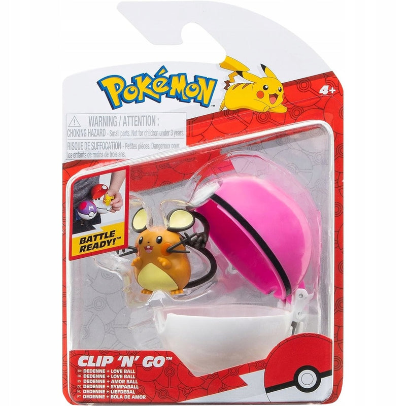 Zabawka POKEMON CLIP 'N' GO ZESTAW JAZWARES ORYGINALNA  DE - kolekcjonerska premium zabawki Aseo dla dzieci