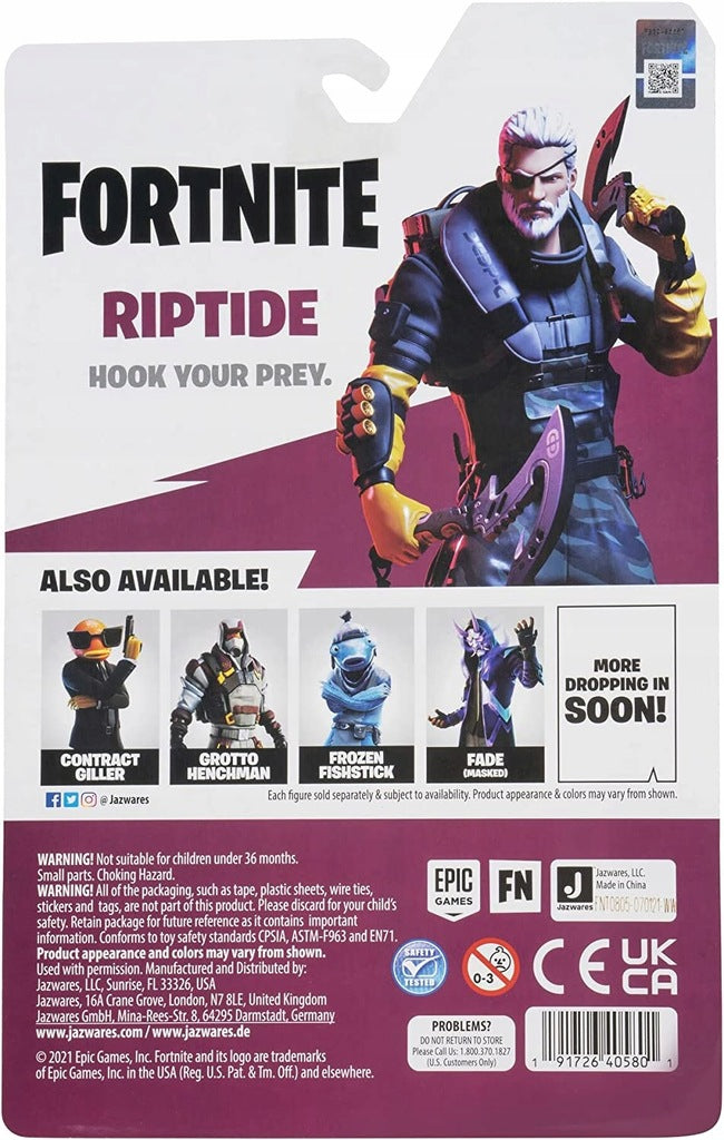FORTNITE SOLO MODE RUCHOMA  RIPTIDE EPIC - widok 7 opakowania szczegoly zabawka kolekcja