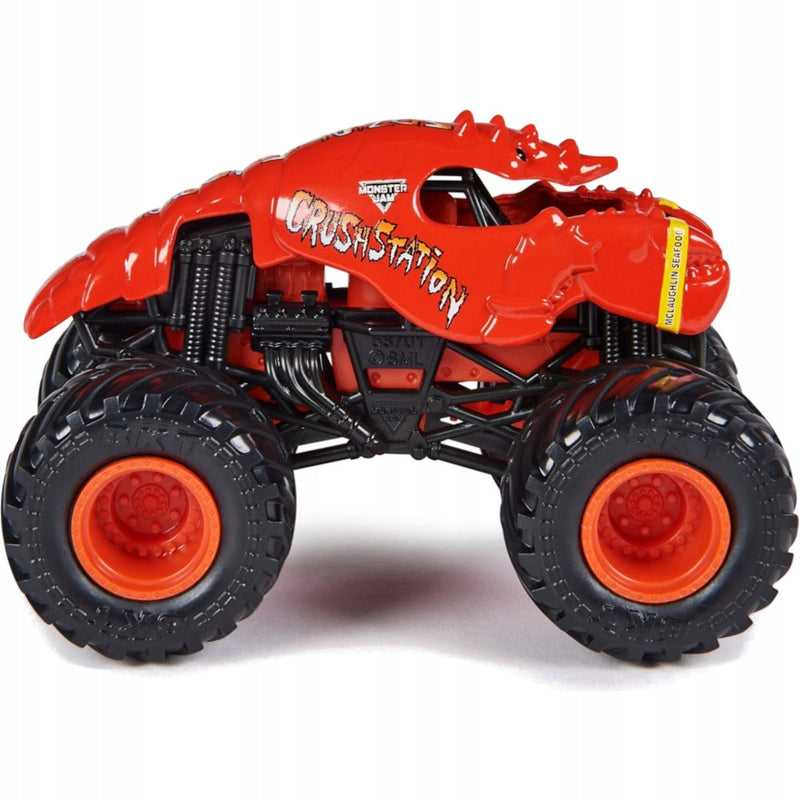 MONSTER JAM TRUCK AUTO TERENOWE SPIN MAS - widok 3 opakowania szczegoly zabawka kolekcja