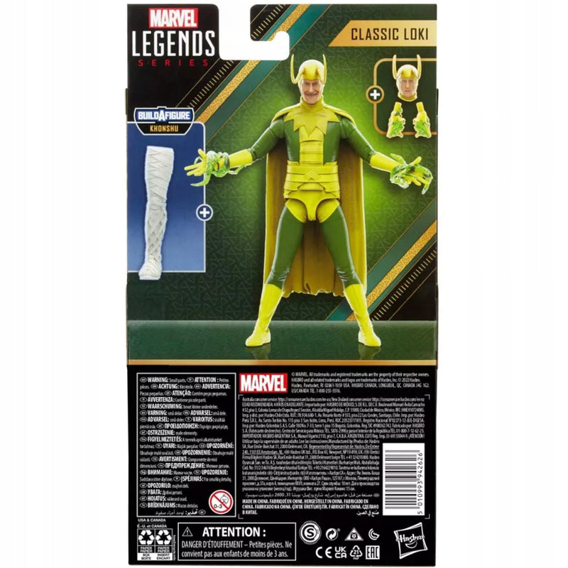 MARVEL LEGENDS SERIES HASBRO ORYGINALNA  - widok 6 opakowania szczegoly zabawka kolekcja