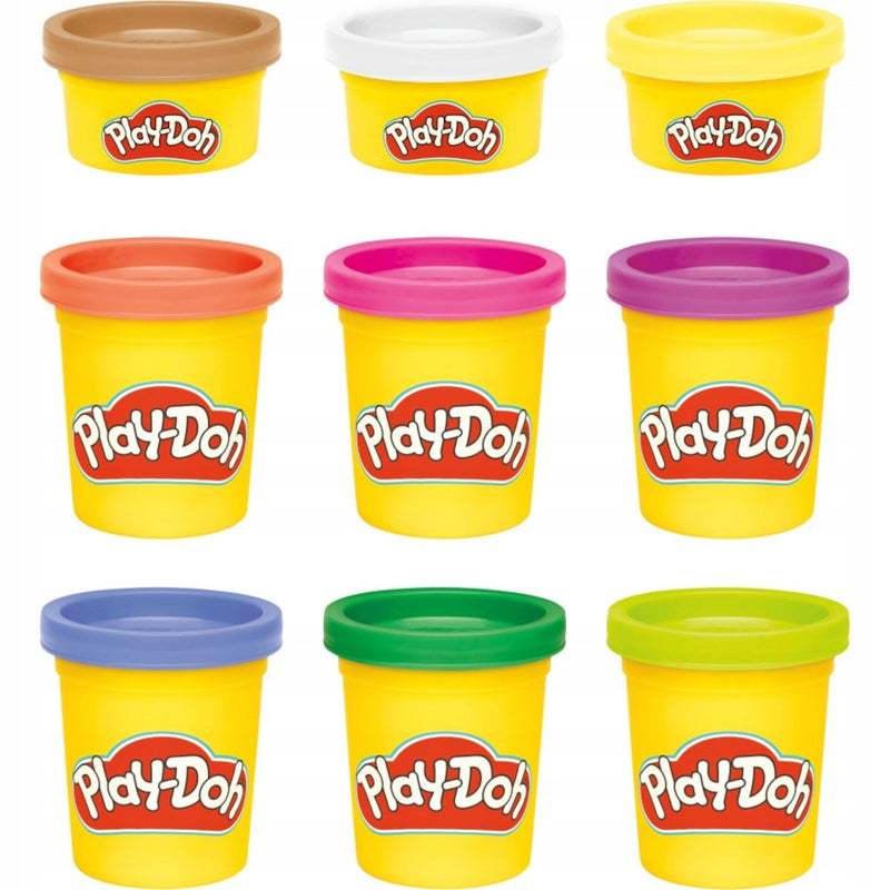 PLAY-DOH CIASTOLINA HASBRO ZESTAW KOLORO - widok 2 opakowania szczegoly zabawka kolekcja