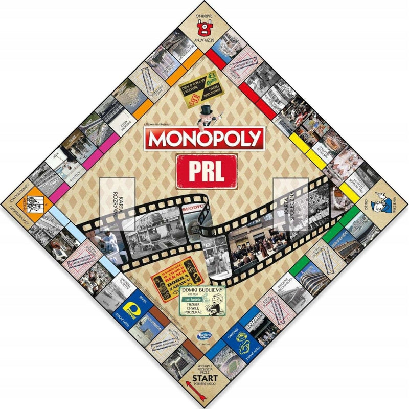 MONOPOLY PRL GRA HASBRO - widok 2 opakowania szczegoly zabawka kolekcja collectible