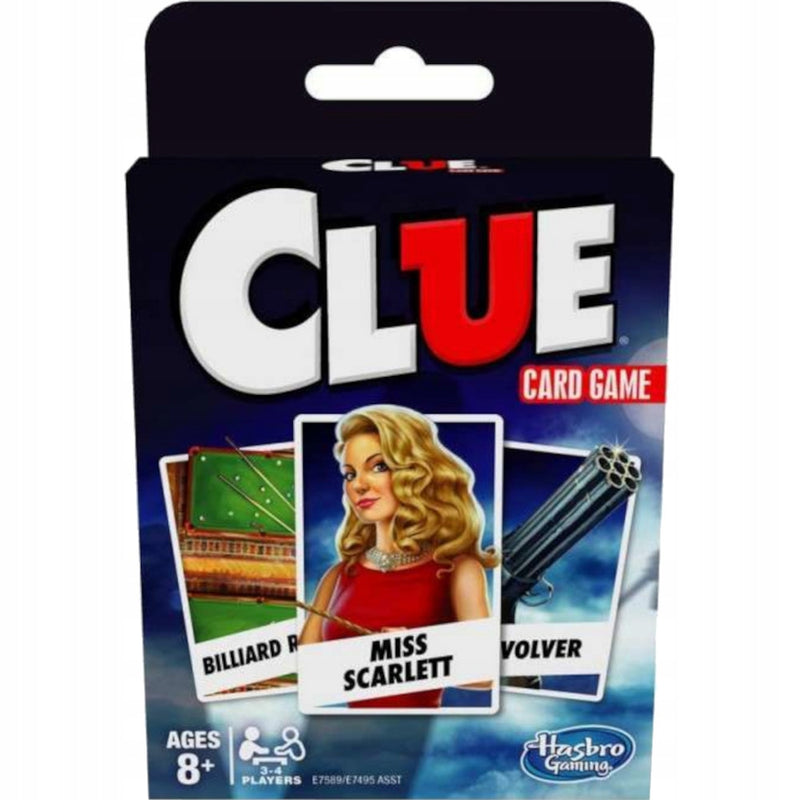 Zabawka GRA KARCIANA CLUEDO HASBRO GRA LOGICZNA RODZINNA T - kolekcjonerska premium zabawki Aseo dla dzieci