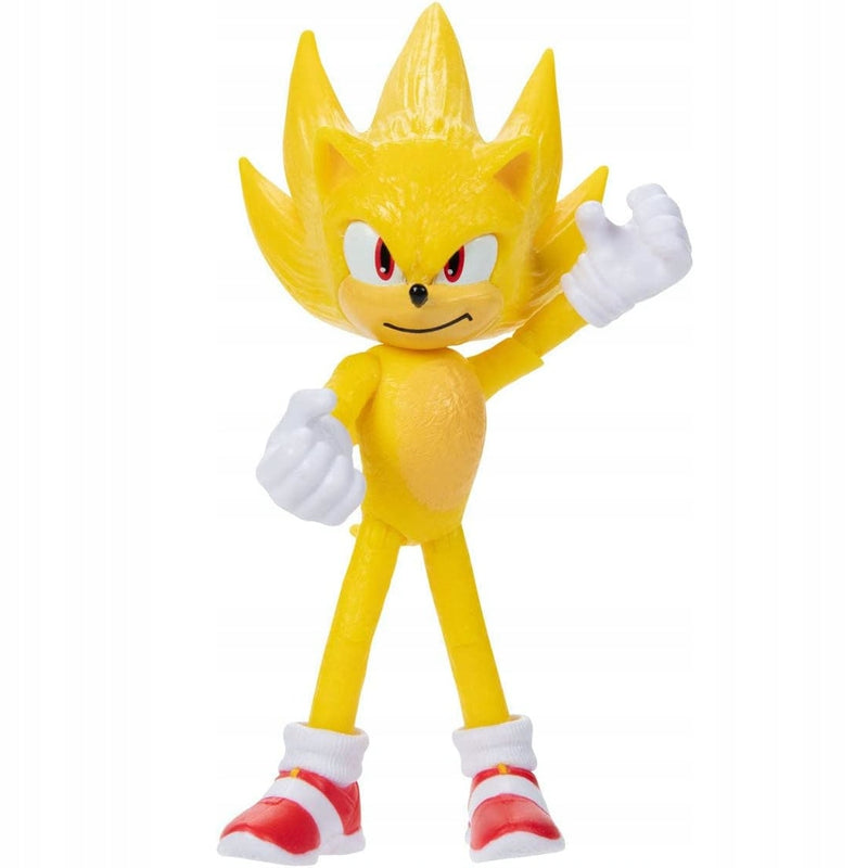 SONIC THE HEDGEHOG 2 MOVIE  SUPER SONIC  - widok 5 opakowania szczegoly zabawka kolekcja