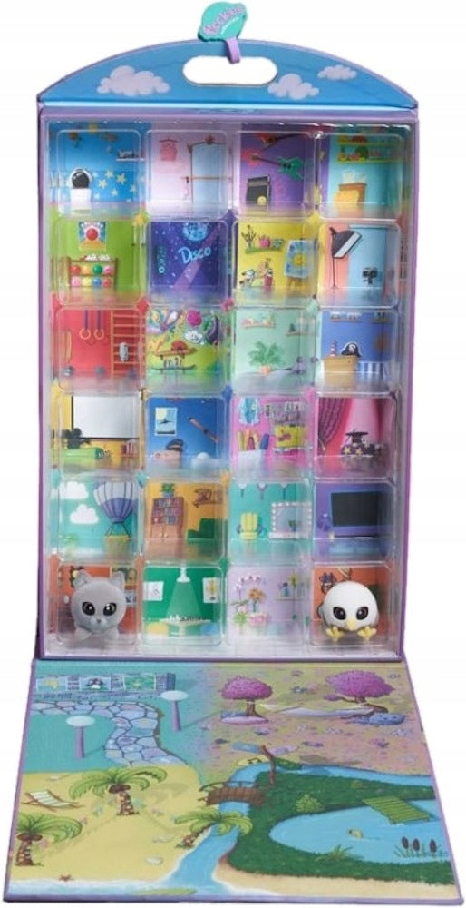 FLOCKIES ROZKŁADANA WALIZKA DOMEK KOLEKC - widok 8 TM Toys opakowanie szczegoly collectible