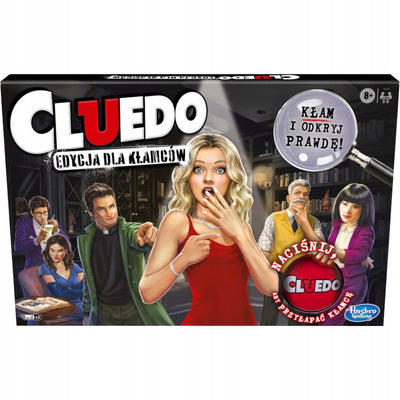 Zabawka CLUEDO EDYCJA DLA KŁAMCÓW GRA PLANSZOWA RODZINNA H - kolekcjonerska premium zabawki Aseo dla dzieci