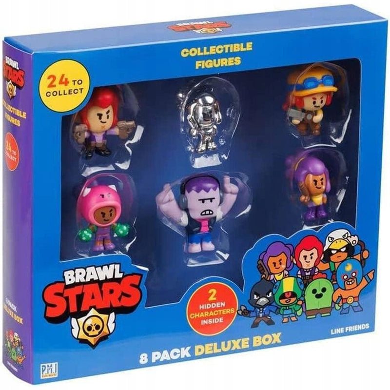 Zabawka BRAWL STARS 8-PAK COLT SILVER SHELLY JESSIE ROSA F - kolekcjonerska premium zabawki Aseo dla dzieci