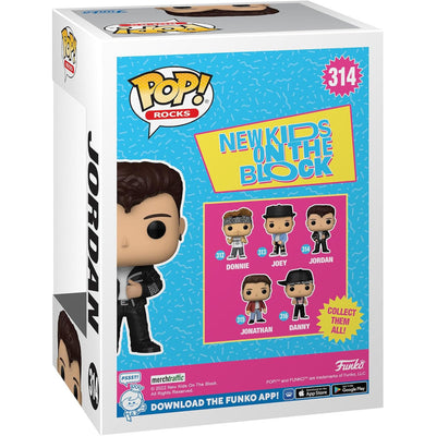 Funko POP ROCKS NEW KIDS ON THE BLOCK VINYL FIGURE - widok 2 tyl opakowania box back kolekcjonerska
