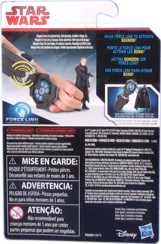 STAR WARS FORCE LINK JEDI  GENERAL HUX 1 - widok 4 opakowania szczegoly zabawka kolekcja