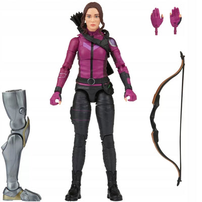 MARVEL LEGENDS RUCHOMA  KATE BISHOP 17cm - widok 2 opakowania szczegoly zabawka kolekcja