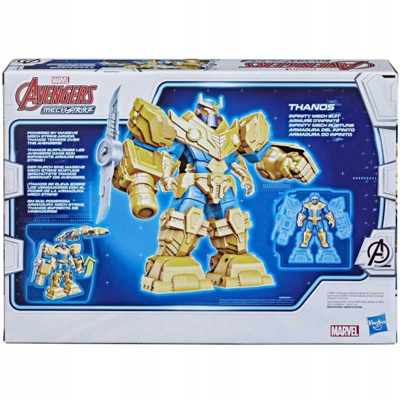 MARVEL MECHSTRIKE 2-PAK THANOS + PANCERZ - widok 6 opakowania szczegoly zabawka kolekcja