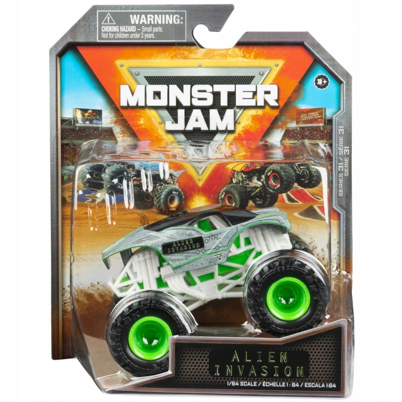 Zabawka MONSTER JAM TRUCK AUTO TERENOWE SPIN MASTER SERIA  - kolekcjonerska premium zabawki Aseo dla dzieci