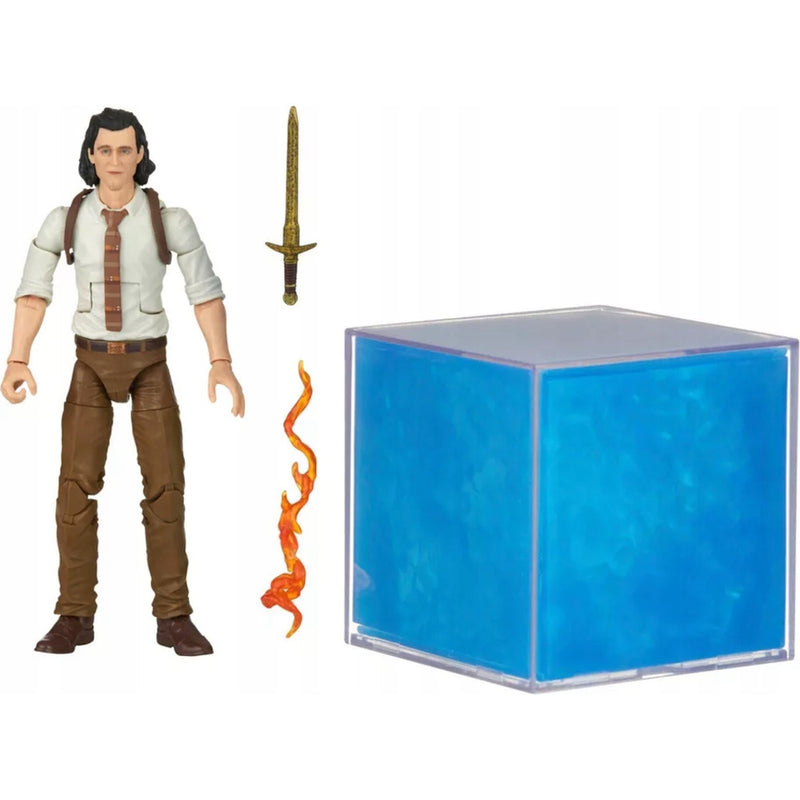 MARVEL LEGENDS RUCHOMA  LOKI + AKCESORIA - widok 8 opakowania Hasbro szczegoly kolekcja