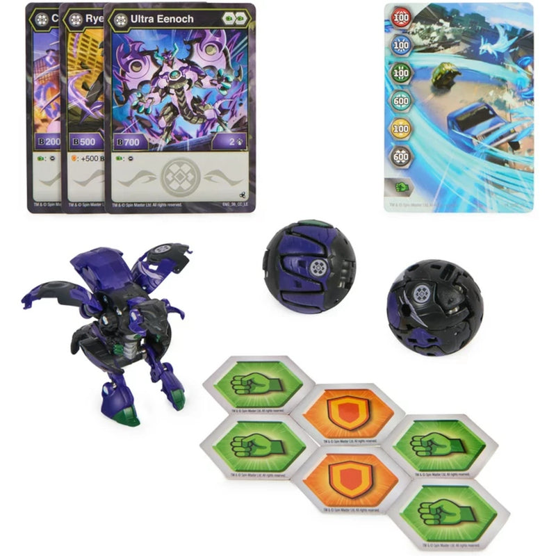 BAKUGAN LEGENDS DARKUS EENOCH + CIMOGA + - widok 2 opakowania szczegoly zabawka kolekcja