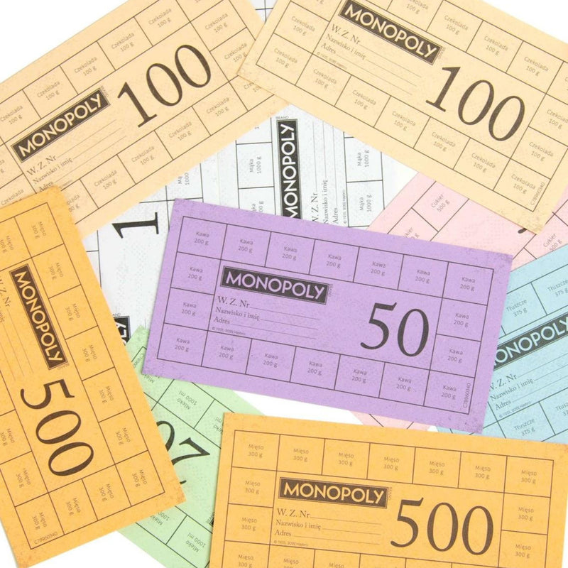 MONOPOLY PRL GRA HASBRO - widok 4 opakowania szczegoly zabawka kolekcja collectible