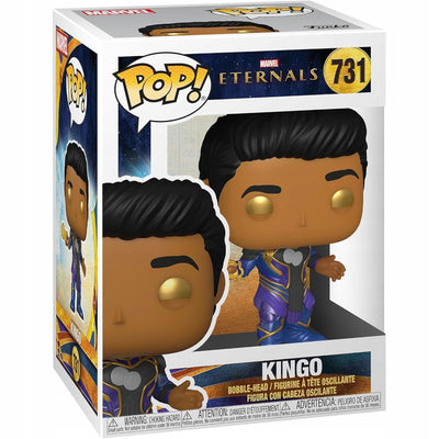 Figurka Funko POP Kingo - Marvel Eternals Bobble-Head - kolekcjonerska MCU film 2021 dla fanów