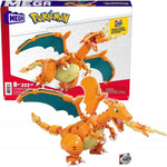 Zabawka MEGA CONSTRUX POKEMON KLOCKI  CHARIZARD - kolekcjonerska premium zabawki Aseo dla dzieci