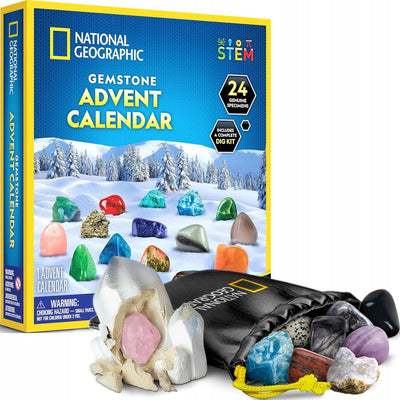 Zabawka NATIONAL GEOGRAPHIC KALENDARZ ADWENTOWY DELUXE SKA - kolekcjonerska premium zabawki Aseo dla dzieci