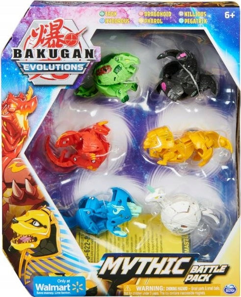 Zabawka BAKUGAN EVOLUTIONS 6-PAK DRAGONOID NILLIOUS PHAROL - kolekcjonerska premium zabawki Aseo dla dzieci