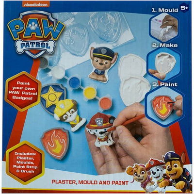 Zabawka ODLEWY GIPSOWE FIGURKI PAW PSI PATROL + FARBKI - kolekcjonerska premium zabawki Aseo dla dzieci