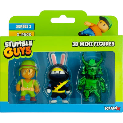 Zabawka STUMBLE GUYS ZESTAW FIGUREK 3-PAK PRIVATE DAVIS FU - kolekcjonerska Diramix premium dla dzieci