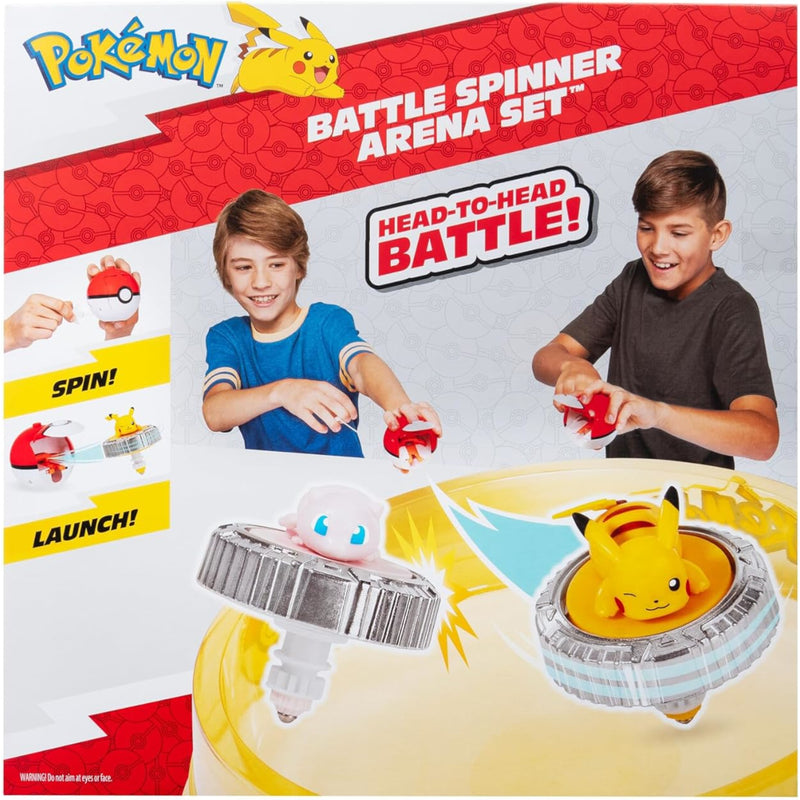 POKEMON BATTLE SPINNER ARENA SET JAZWARE - widok 3 opakowania Jazwares szczegoly kolekcja