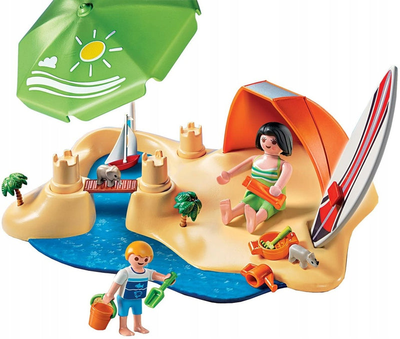 KLOCKI PLAYMOBIL CITY LIFE URLOP NA PLAŻ - widok 3 opakowania szczegoly zabawka kolekcja