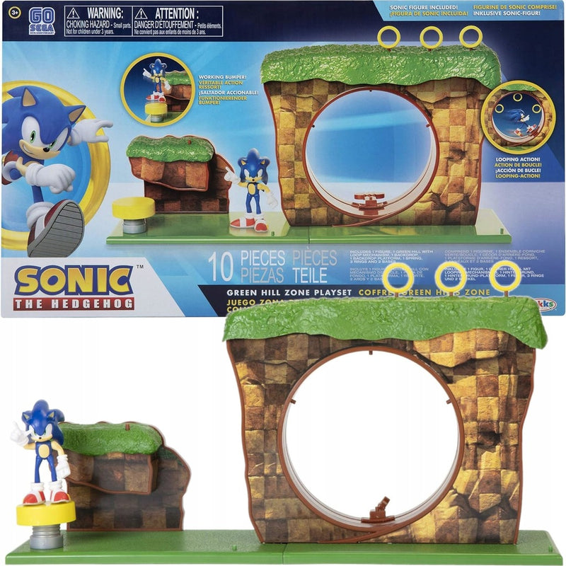 Zabawka SONIC THE HEDGEHOG JAKKS PACIFIC ZESTAW AKCJI GREE - kolekcjonerska premium zabawki Aseo dla dzieci